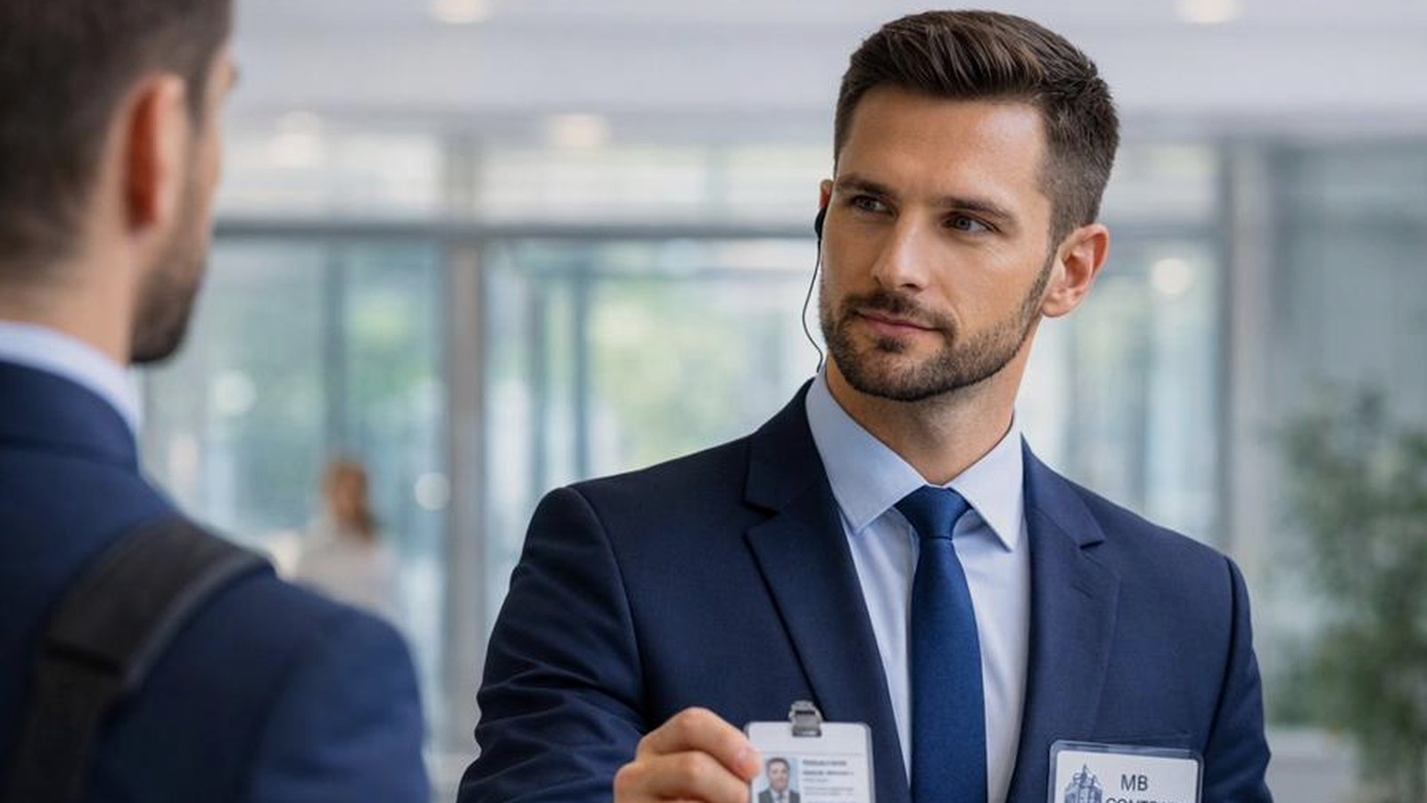 Operatore MB al controllo accessi